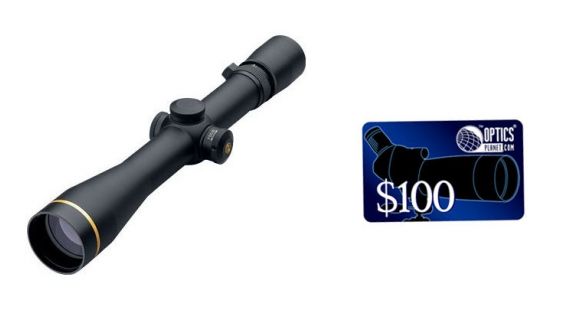 Image of Leupold VX-3 4.5-14x40 Long Range Rifle Scope, Matte Black, Fine Duplex Reticle, FREE 100 OpticsPlanet E-Gift Certificate