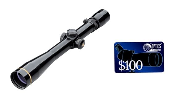 Image of Leupold VX-3 6.5-20x40 Long Range Rifle Scope, Gloss Black, Fine Duplex Reticle 66520, FREE 100 OpticsPlanet E-Gift Certificate