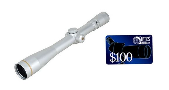Image of Leupold VX-3 6.5-20x40 Long Range Rifle Scope, Silver, Varmint Hunters Reticle, FREE 100 OpticsPlanet E-Gift Certificate