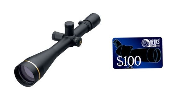 Image of Leupold VX-3 8.5-25x50mm Long Range Target Rifle Scope Matte Finish and Varmint Hunters Reticle, FREE 100 OpticsPlanet E-Gift Certificate