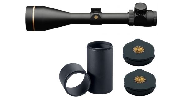 Image of Leupold VX-3i 3.5-10x56mm Rifle Scope, 30mm, Illuminated Duplex Reticle w/ Objective and Eyepiece Cover &amp; 3in Sunshade 171151-KIT1