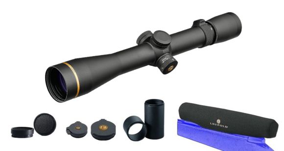 Image of Leupold VX-3i 4.5-14x40mm Side Focus Rifle Scope, 30mm, CDS, Duplex Reticle, Black Matte, w/ Objective and Eyepiece Cover &amp; Anti-Reflective Device &amp; 2.5in Sunshade &amp; Scope Cover, 170703-KIT2