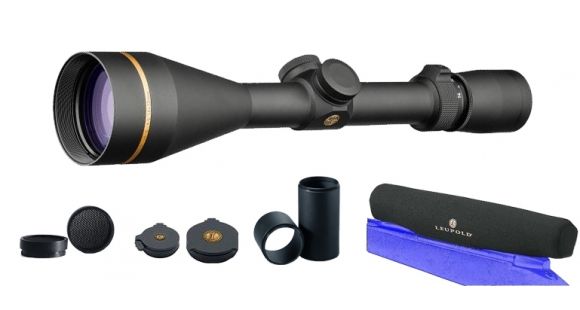 Image of Leupold VX-3i 4.5-14x50mm Rifle Scope, CDS Matte, Duplex Reticle, 170708, w/ Objective and Eyepiece Cover, Anti-Reflective Device, 2.5in Sunshade, Scope Cover, 170708-KIT2