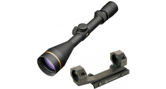 Image of Leupold VX-3i 4.5-14x50mm Rifle Scope, CDS Matte, Duplex Reticle, 170708, w/ Mark 2 Integrated Mount System, 1 in Ring, 170708-KIT1