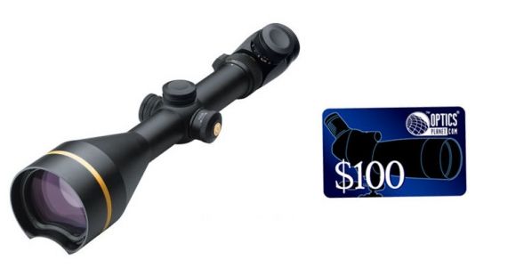 Image of Leupold VX-3L 4.5-14x56mm Rifle Scope, Matte Black, Illum Boone &amp; Crockett 67890, FREE 100 OpticsPlanet E-Gift Certificate