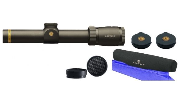 Image of Leupold VX-5HD 1-5x24mm Matte Duplex 171384 w/ Objective and Eyepiece Cover &amp; Anti-Reflective Device &amp; Scope Cover, 171384-KIT1