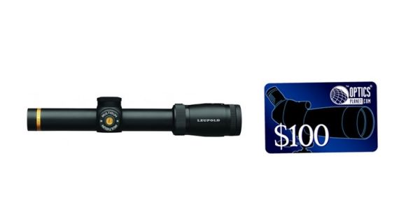 Image of Leupold VX-6 1-6x24mm Rifle Scope,CDS,Matte Black, Illum,CMR2 Reticle 120447, FREE 100 OpticsPlanet E-Gift Certificate