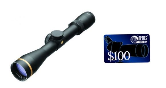 Image of Leupold VX-6 2-12x42mm Rifle Scope, Matte Black, FireDot Duplex Illuminated 111979, FREE 100 OpticsPlanet E-Gift Certificate