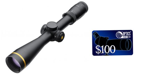 Image of Leupold VX-6 3-18x44mm Side Focus CDS 30mm Rifle Scope,Matte,Illuminated Varmint Hunter Reticle 120161, FREE 100 OpticsPlanet E-Gift Certificate