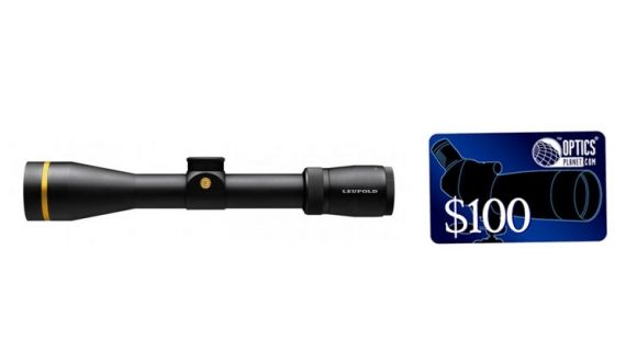 Image of Leupold VX-6 3-18x44mm Side Focus CDS Rifle Scope, Matte, Fine Duplex Reticle 115001, FREE 100 OpticsPlanet E-Gift Certificate