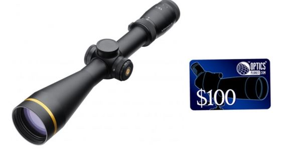 Image of Leupold VX-6 3-18x50mm Side Focus CDS 30mm Rifle Scope,Matte,Illuminated Varmint Hunter Reticle 120162, FREE 100 OpticsPlanet E-Gift Certificate