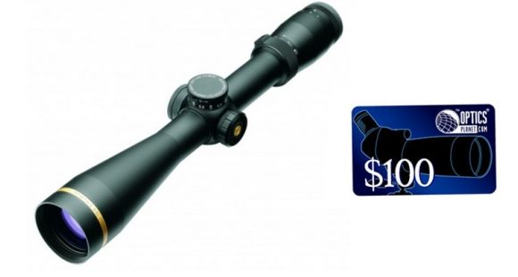 Image of Leupold VX-6 3-18x50mm Side Focus CDS ZL Rifle Scope,Matte,FireDot Wind-Plex Reticle 120599, FREE 100 OpticsPlanet E-Gift Certificate