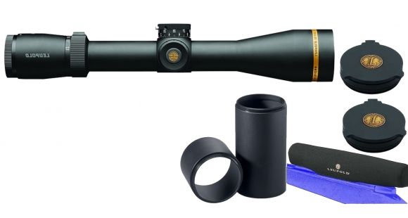 Image of Leupold VX-6HD 2-12x42mm CDS-ZL2 Illum. Impact-45 MOA 171562 w/ Objective and Eyepiece Cover &amp; 3in Sunshade &amp; Scope Cover