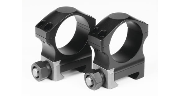 Image of NightForce ULTRALITE 30mm Ring Set, High, Titanium/Alloy, 1.265, Black, Full-Size, A108