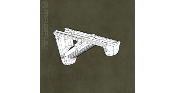 Image of Magpul AFG2 Angled Foregrip, Foliage Green MAG414FOL