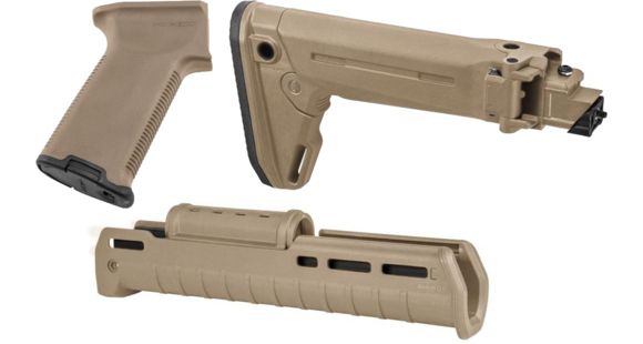 Image of Magpul AK-47 Zhukov M-LOK Polymer Furniture Set, Flat Dark Earth