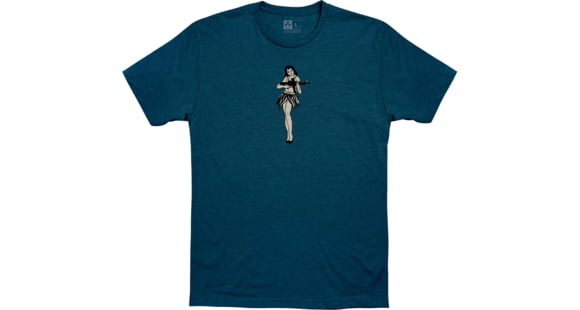 Image of Magpul Hula Girl CVC T-Shirt - Men's, Blue Stone Heather, Large, MAG1117-425-L