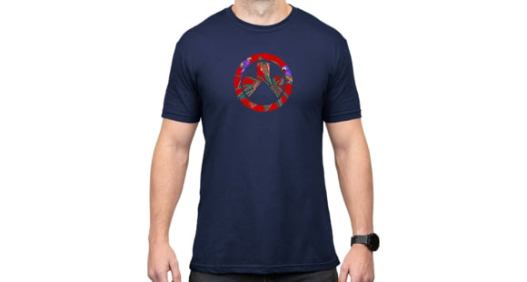 Image of Magpul Industries Aloha Icon White Cotton T-Shirt - Men's, Navy, Extra Large, MAG1286-410-XL