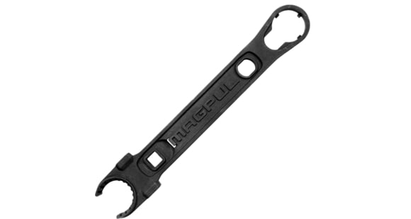 Image of Magpul Industries AR-15 Armorer's Wrench Accessory with Bottle Opener, 11.7in, Black, MAG535