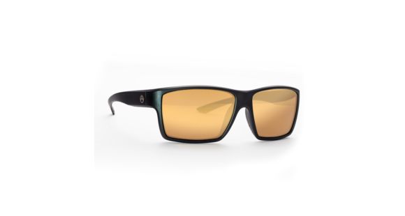 Image of Magpul Industries Explorer Sunglasses w/Polycarbonate Lens, Matte Black Frame, Bronze Lens w/ Gold Lens Mirror, MAG1025-221