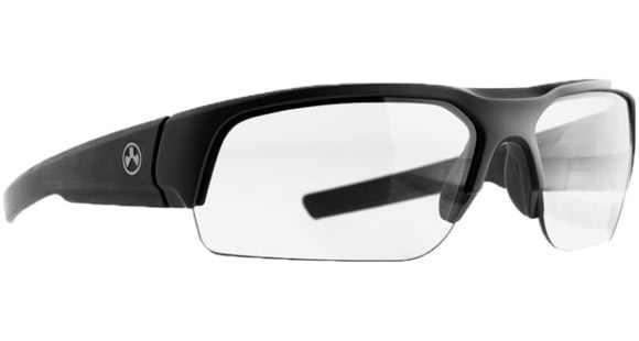 Image of Magpul Industries Helix Eyewear Shooting Glasses, Black Frame, Clear Lens, MAG1097-0-001-1000