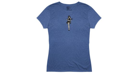 Image of Magpul Industries Hula Girl Tri-Blend T-Shirt, Royal Heather, Medium, MAG1124-424-M