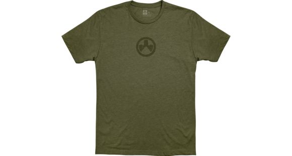 Image of Magpul Industries Icon Logo CVC T-Shirt, Olive Drab Heather, Large, MAG1115-317-L