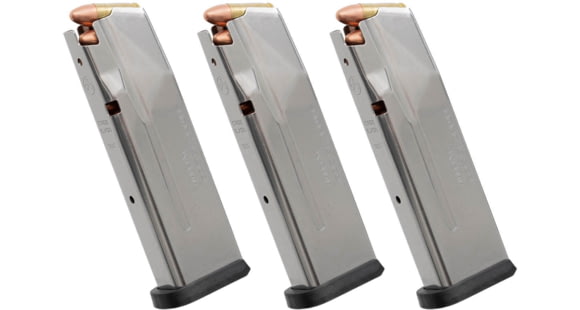 Image of Magpul Industries AMAG SIG Sauer P365 9mm Luger 15 Round Pistol Magazine, Silver, 3-pack