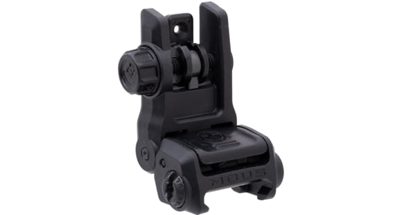 Image of Magpul Industries MBUS 3 Sight, Rear, AR10, AR15, M4, M16, M110, SR25, Black, MAG1167-BLK