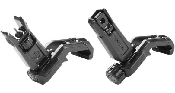 Image of Magpul Industries MBUS Pro Offset Deployable Front and Rear Sight, Black, MAG525-KIT1