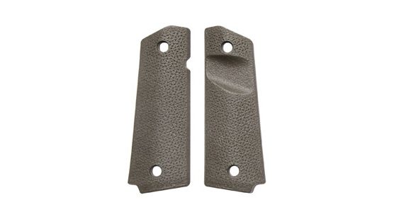 Image of Magpul Industries MOE 1911 Grip Panels, For 1911, TSP Texture, Magazine Release Cut-out, Olive Drab MAG544ODG