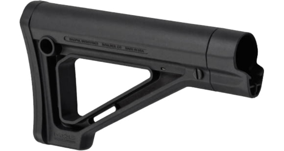 Image of Magpul Industries MOE Fixed Carbine Mil-Spec Stock, AR-10/AR-15/SR-25, 8.8 in, Black, MAG480-BLK