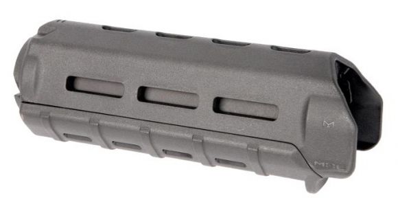 Image of Magpul Industries MOE M-LOK Handguard, AR-15/M4, Carbine Length, 7.1 inch, Gray, MAG424GRY