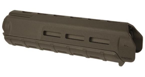Image of Magpul Industries MOE M-LOK Handguard, AR-15/M4, Mid-Length, 9.2 inch, Olive Drab Green, MAG426ODG