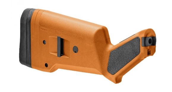 Image of Magpul Industries SGA Shotgun Stock for Mossberg 500/590/590A1, Orange, MAG490ORG