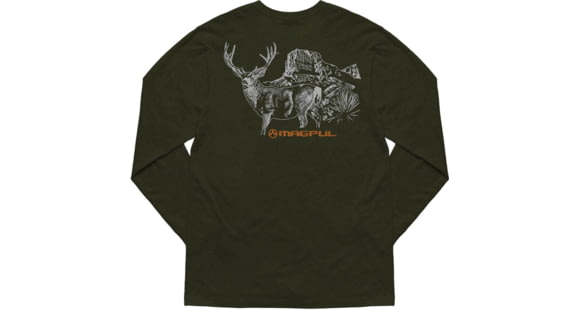 Image of Magpul Industries Muley Long Sleeve Shirt - Mens, Olive Drab, Small, MAG1233-316-S