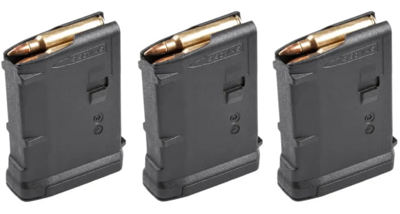 Image of Magpul Industries PMAG 10 Gen M3 AR-15/M4/M16/SA-80 .223 Remington/5.56x45mm NATO 10 Round, Black, 3-pack, MAG559-BLK
