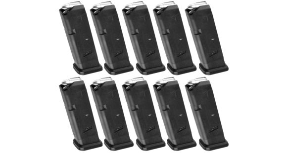 Image of Magpul Industries PMAG 10 GL9, Glock 17 10-Round 9mm Magazine, Black, 10-Pack, MAG801-BLK
