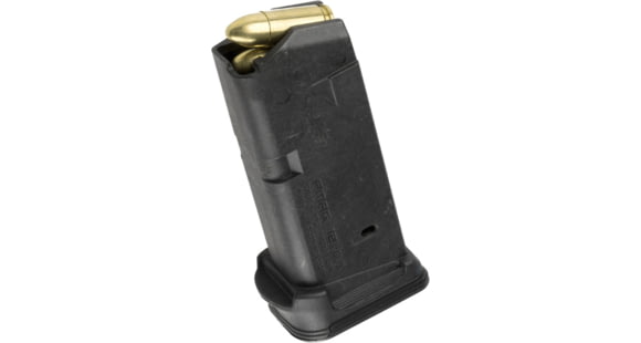 Image of Magpul Industries PMAG GL9 Glock 26 Pistol Magazine, 9mm Luger 12 Round, Black, 1 Pack, Polymer, MGMPI674BLK-12RD