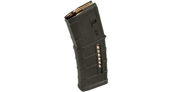 Image of Magpul Industries PMAG AR/M4 Gen M3 Window 5.56 30 Rounds Rifle Magazine, OD Green, MAG556ODG