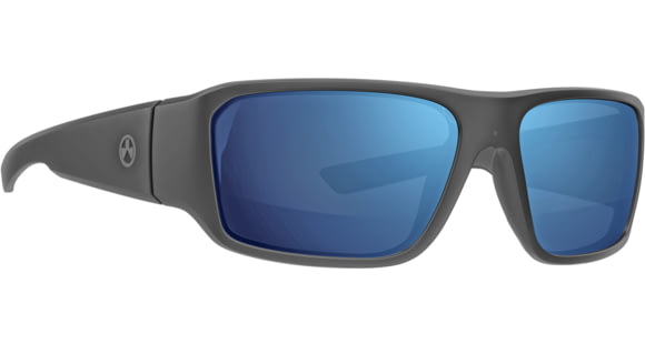 Image of Magpul Industries Rift Shooting Glasses, Black Frame, Bronze Lens/Blue Mirror, MAG1126-1-001-2020
