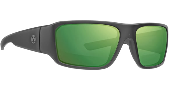 Image of Magpul Industries Rift Shooting Glasses, Black Frame, Violet Lens/Green Mirror, MAG1126-1-001-4050