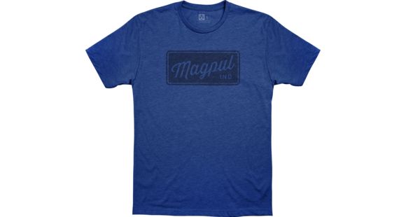 Image of Magpul Industries Rover Block CVC T-Shirt, Royal Heather, 3XL, MAG1116-424-3XL