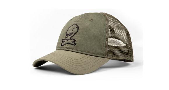 Image of Magpul Industries Skull Ripstop Trucker Cap, Olive Drab MAG911-ODG