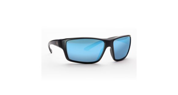 Image of Magpul Industries Summit Sunglasses w/Polycarbonate Lens, Matte Black Frame, Bronze Lens w/ Blue Lens Mirror, MAG1023-240