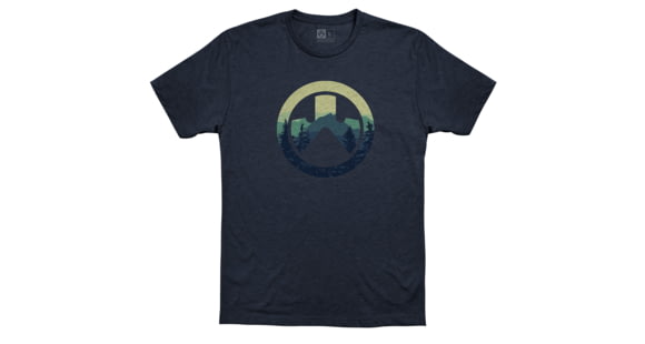 Image of Magpul Industries Cascade Icon Logo CVC T-Shirt, Large, Navy Heather, MAG1136-411-L