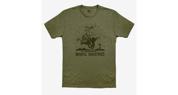 Image of Magpul Industries Jackalope Rodeo CVC T-Shirt, 3XL, Light Olive, MAG1173-318-3XL