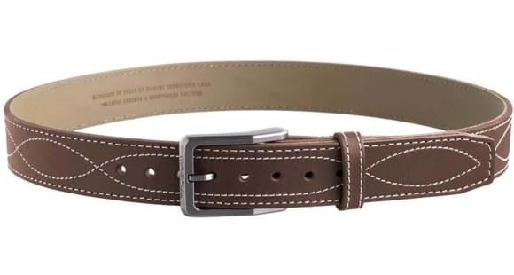 Image of Magpul Industries Tejas El Pistolero Hide Gun Belt w/Buckle Closure, 1.5in Wide, 44 in, Reinforced Polymer, Chocolate, MAG1276-210-44