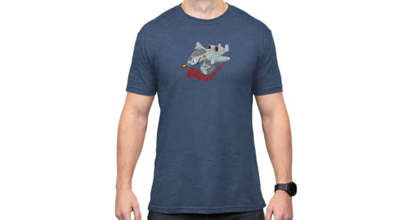 Image of Magpul Industries Drum Hog T-Shirt- Mens, Indigo Heather, Extra Large, MAG1310-418-XL