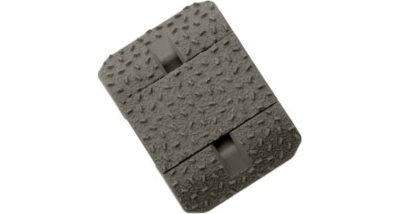 Image of Magpul Industries MAG1365-ODG Rail Covers Type 2 Half Slot for M-LOK, OD Green Aggressive Textured Polymer, OD Green, MAG1365-ODG
